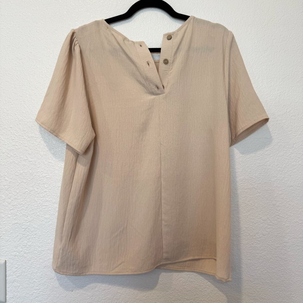 NWT KAILEIGH Dakota Back Button Detail Blouse Size XXL - Picture 3 of 10